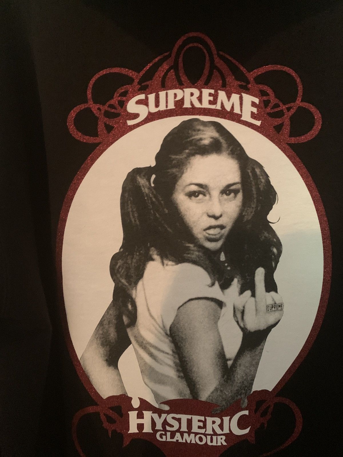 Hysteric Glamour × Supreme Supreme x HYSTERIC GLAMOUR Black
