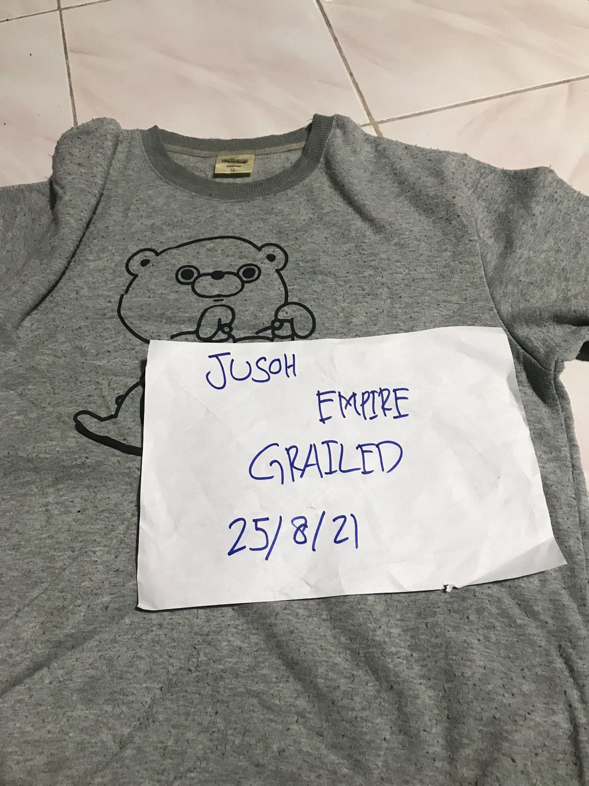 Japanese Brand Vintage YOSISTAMP Japanese Kawaii Bear Crewneck Sweatshirt Size US L / EU 52-54 / 3 - 7 Thumbnail