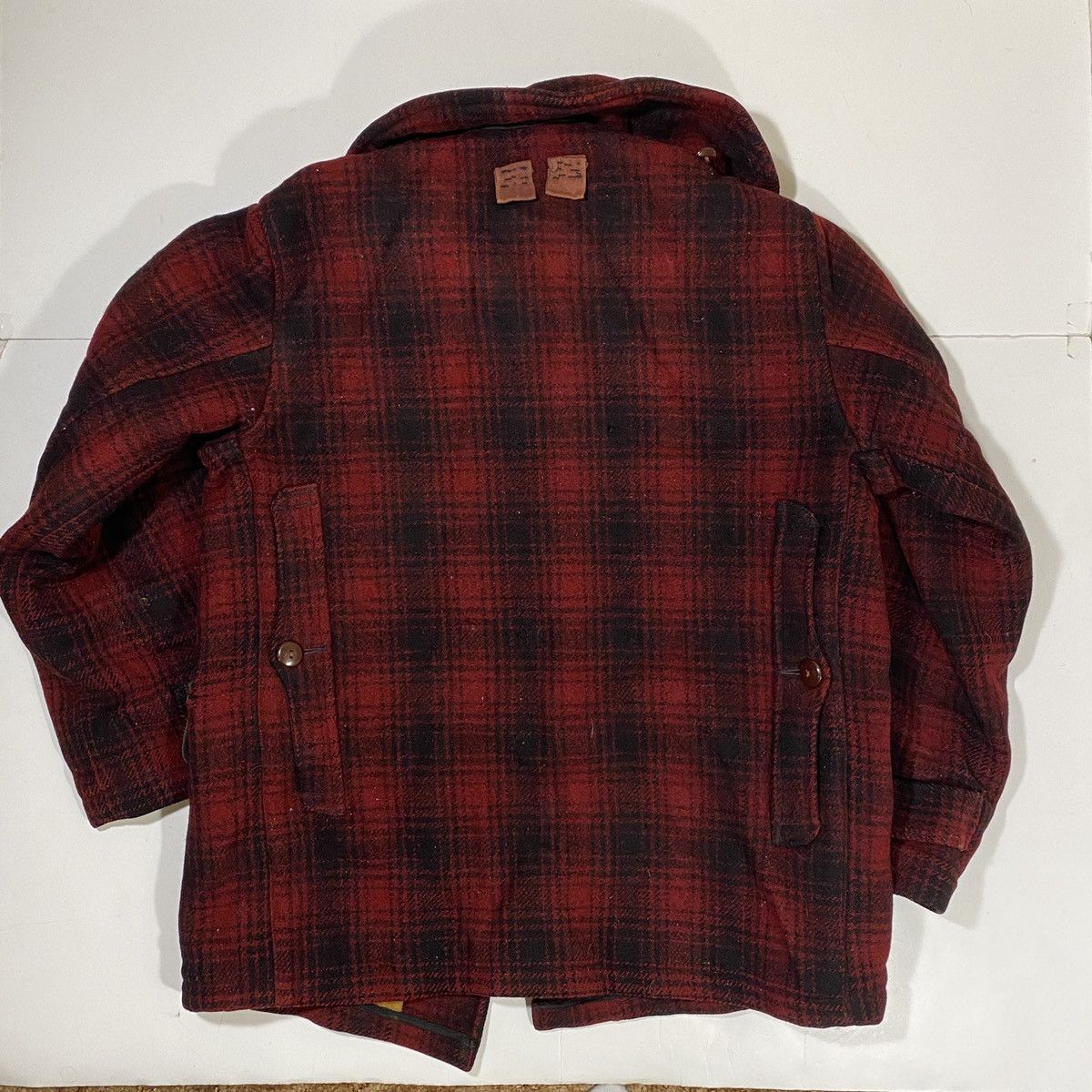 Vintage × Woolrich Woolen Mills 40’s Utica Duxbak Mackinaw Hunting Jacket Rainproofed Wool Size US L / EU 52-54 / 3 - 2 Thumbnail