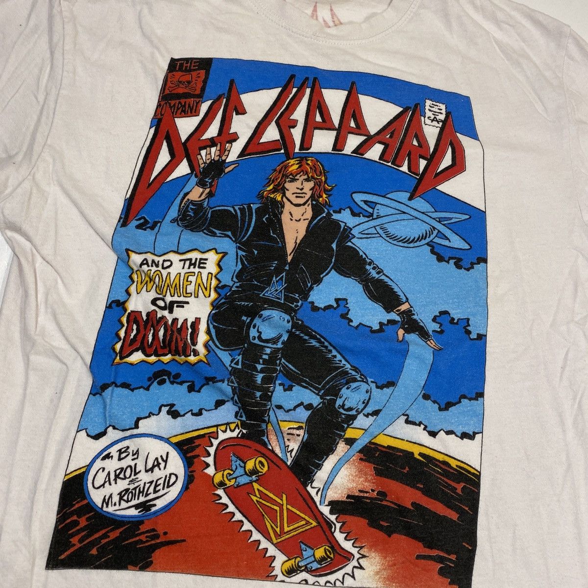 Band Tees × Def Leppard × Vintage 87’ Def Leppard Hysteria Tee Size US XL / EU 56 / 4 - 4 Thumbnail