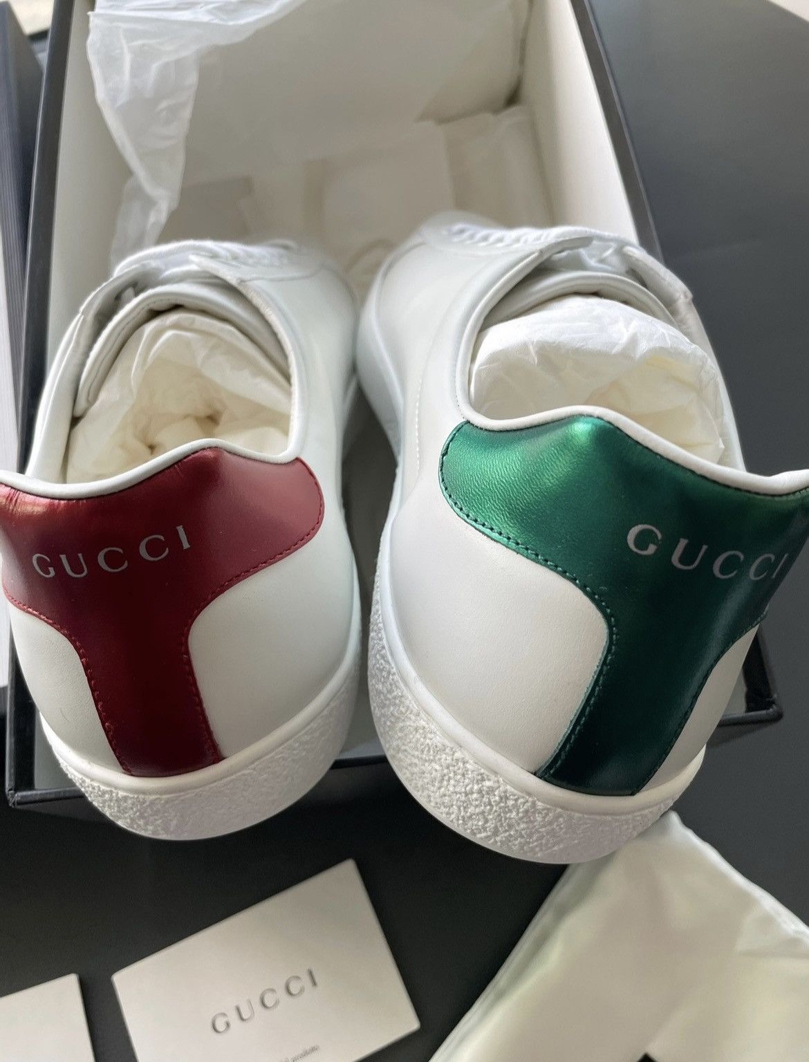 Gucci Super Runway Limited Edition LOVED ACE Leather Sneakers New Size US 10.5 / EU 43-44 - 19 Thumbnail