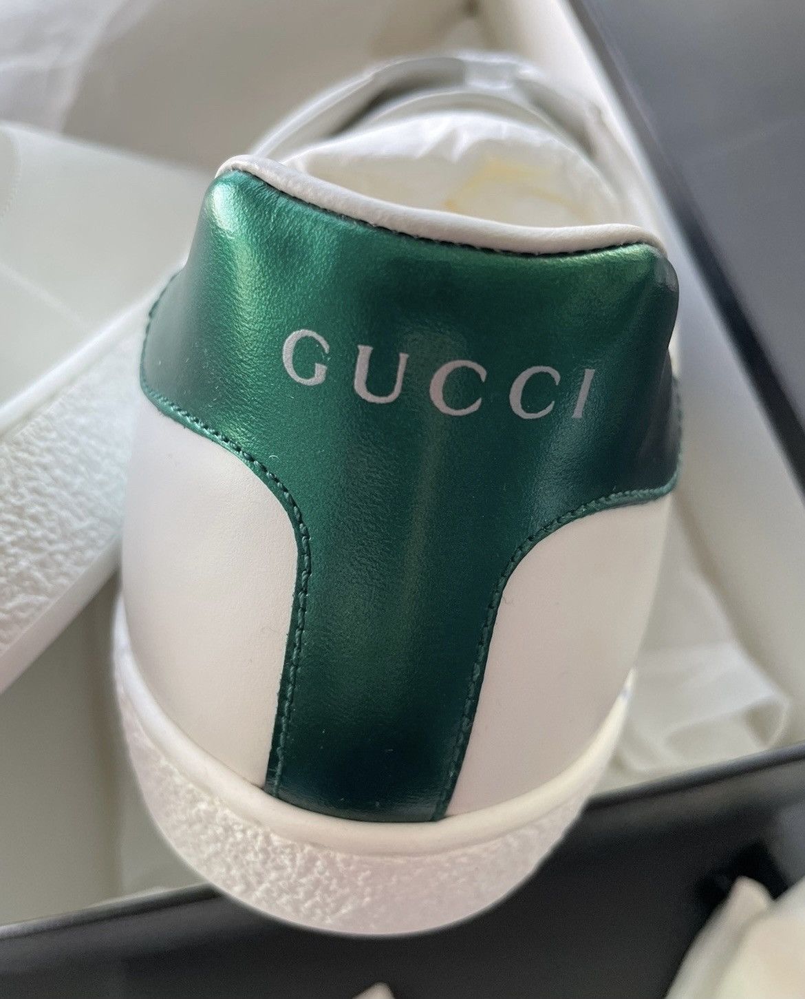 Gucci Super Runway Limited Edition LOVED ACE Leather Sneakers New Size US 10.5 / EU 43-44 - 18 Thumbnail