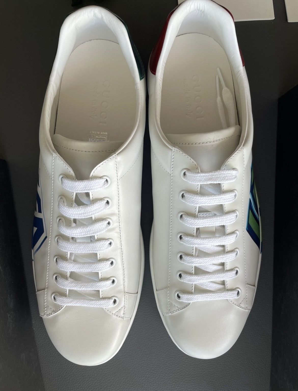 Gucci Super Runway Limited Edition LOVED ACE Leather Sneakers New Size US 10.5 / EU 43-44 - 17 Thumbnail