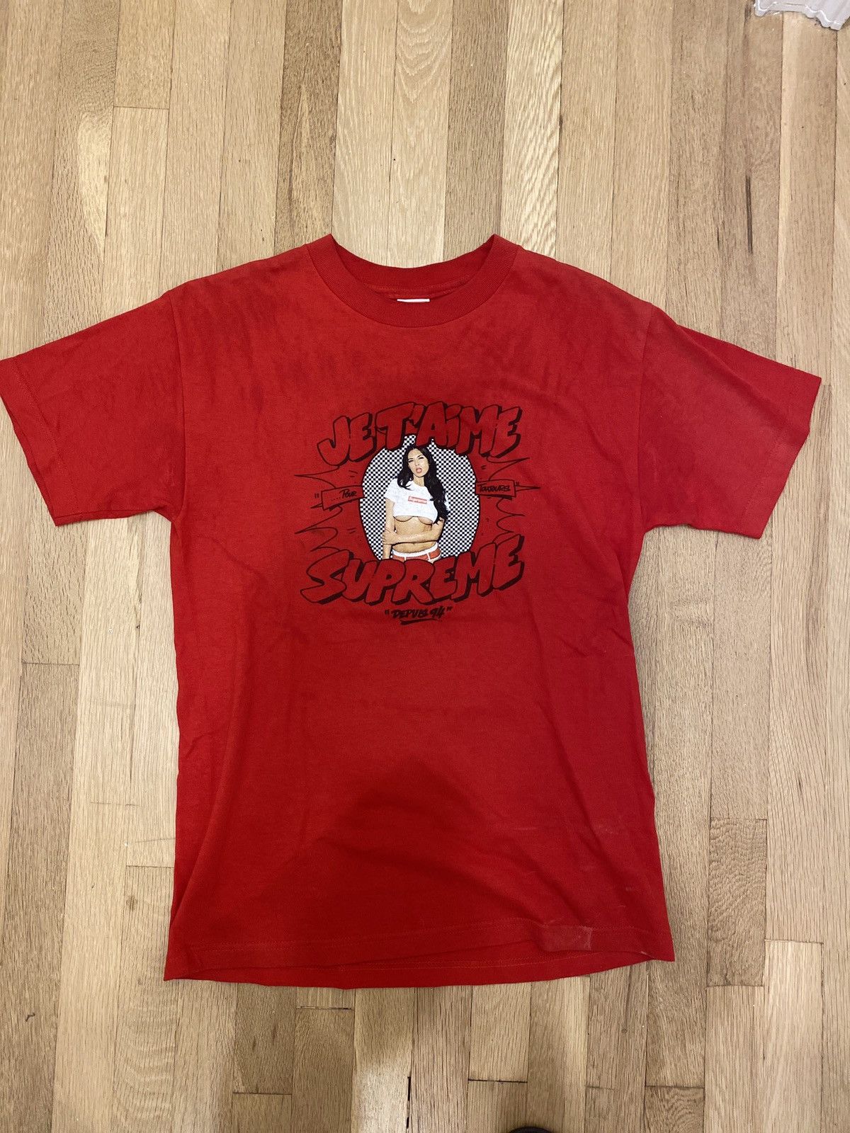 Supreme Supreme Tera Patrick Photo Tee 2007 Je Taime Taime Grailed