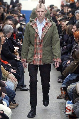 Comme des Garcons A/W 2006 reversible wool mohair plaid M-65 jacket Size US M / EU 48-50 / 2 - 9 Thumbnail