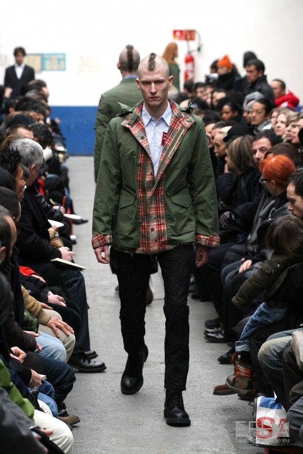Comme des Garcons A/W 2006 reversible wool mohair plaid M-65 jacket Size US M / EU 48-50 / 2 - 1 Thumbnail