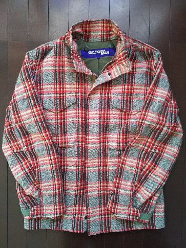 Comme des Garcons A/W 2006 reversible wool mohair plaid M-65 jacket Size US M / EU 48-50 / 2 - 6 Thumbnail