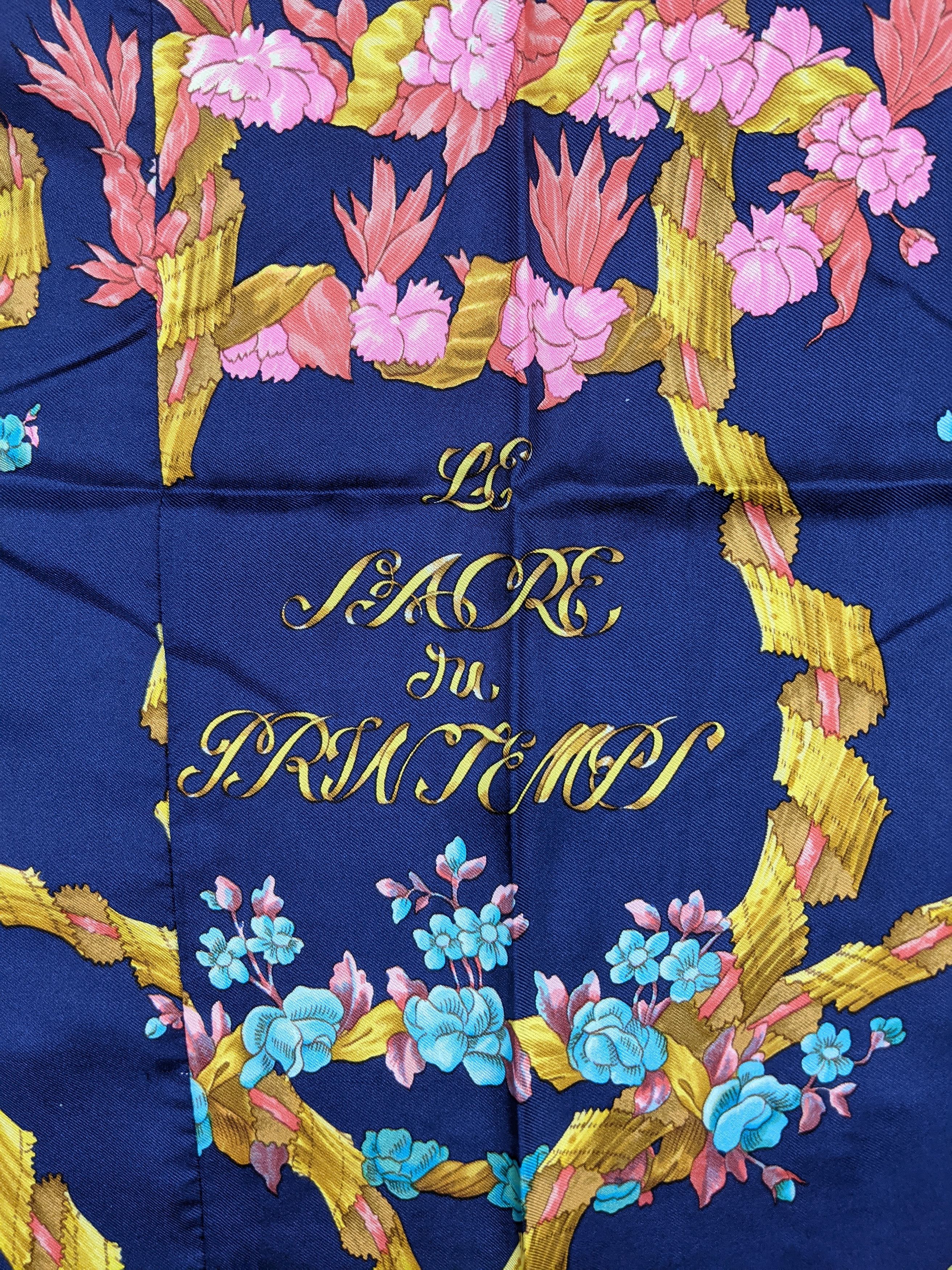 Hermes Hermes Le Sacre du Printemps by Henri D' Origny Silk Scarf Size ONE SIZE - 4 Thumbnail