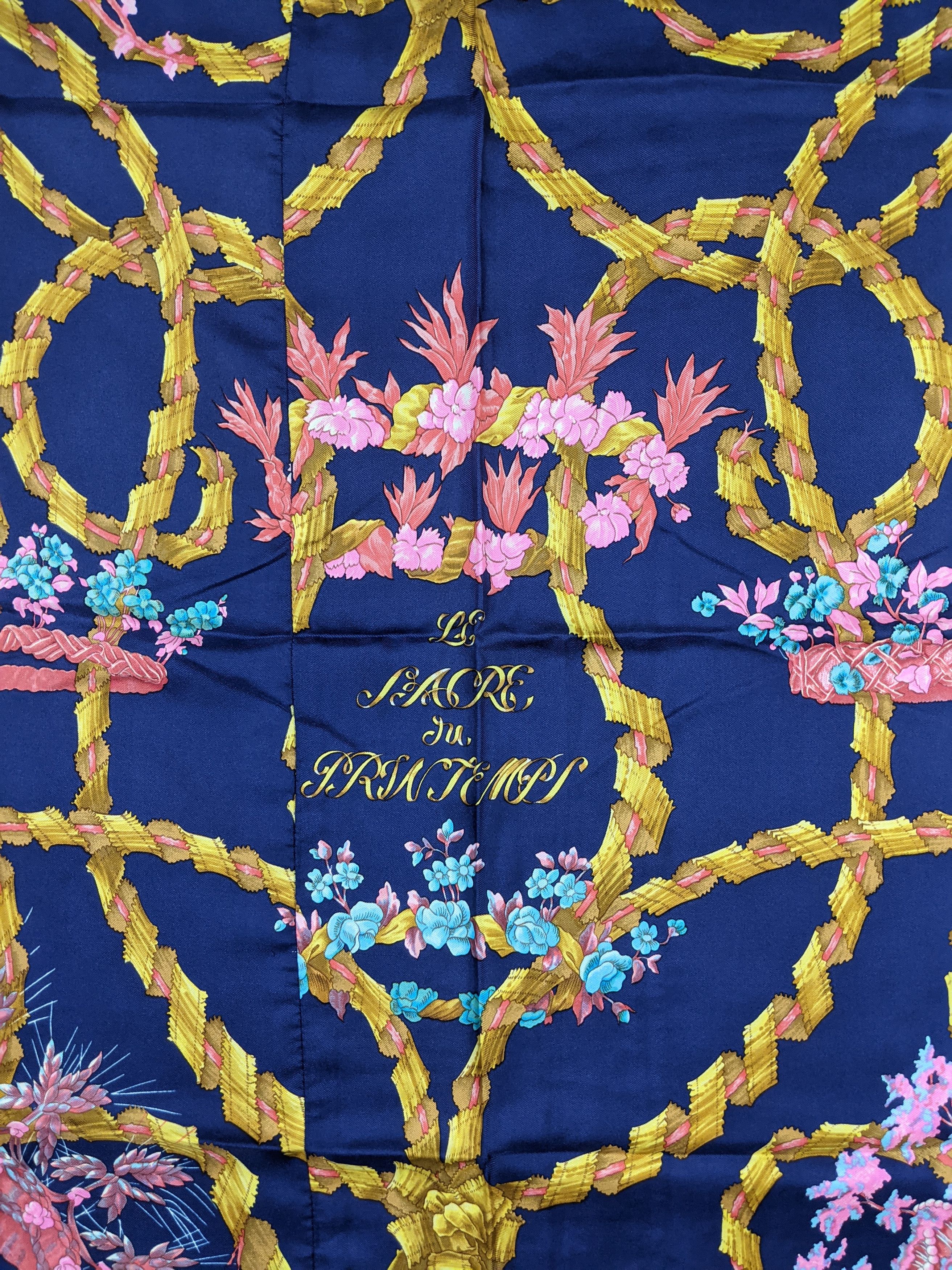 Hermes Hermes Le Sacre du Printemps by Henri D' Origny Silk Scarf Size ONE SIZE - 2 Thumbnail