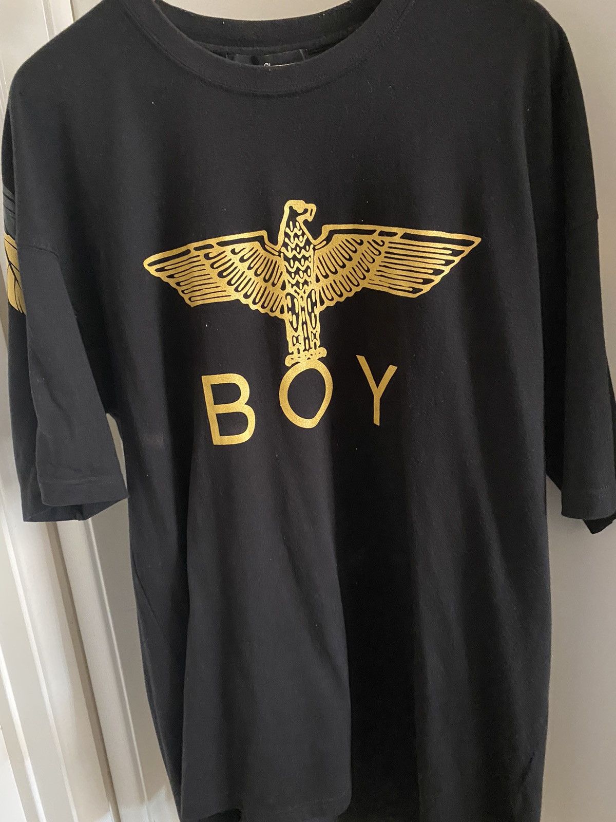 Boy London Boy London black/gold wings T shirt size M | Grailed