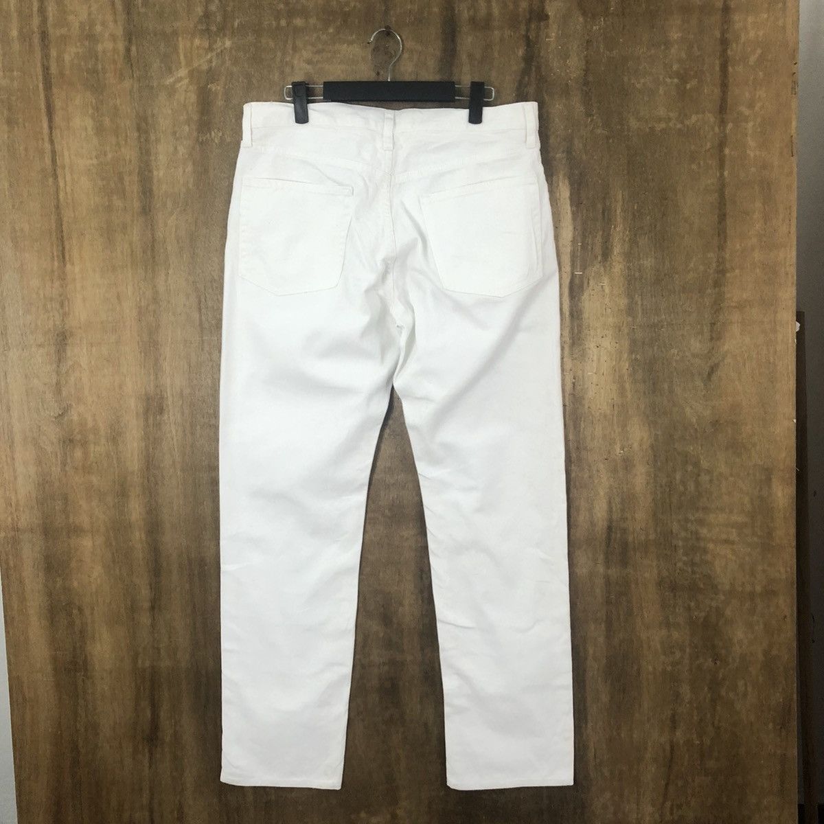 Japanese Brand GU WHITE JEANS PANTS # 014 Size US 32 / EU 48 - 6 Thumbnail