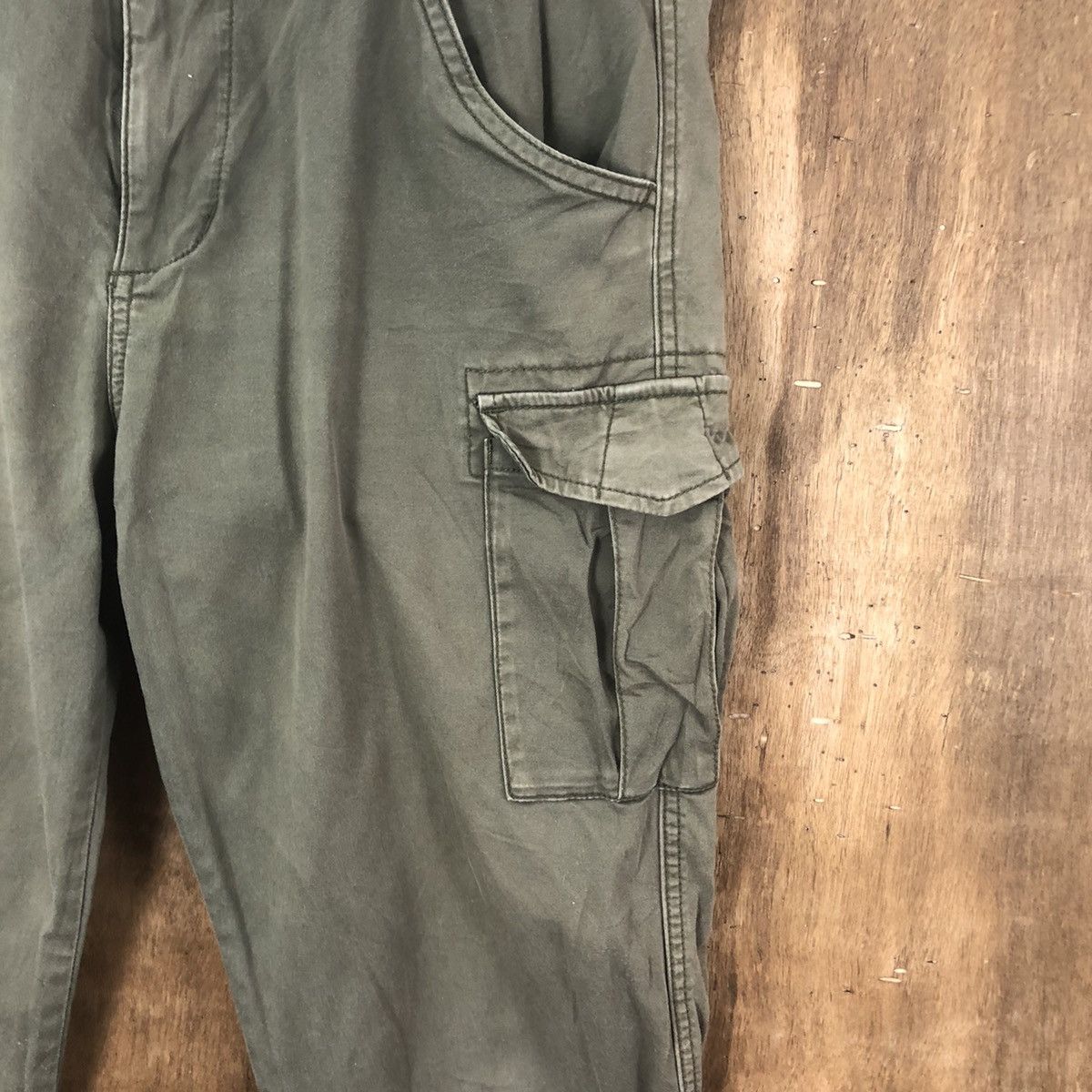 Edwin VINTAGE EDWIN FIELDMAN FADED GREEN CARGO # 016 Size US 32 / EU 48 - 7 Thumbnail