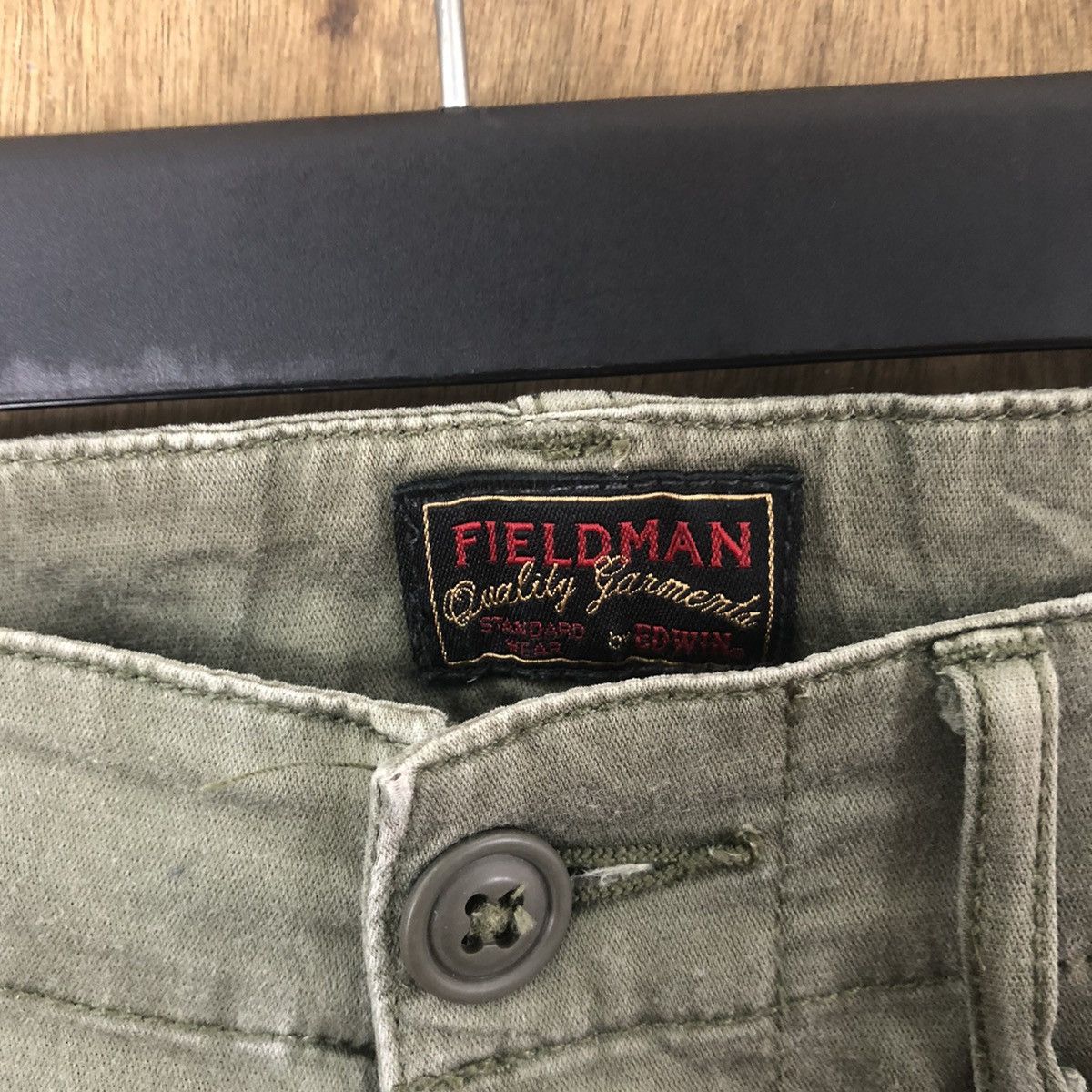 Edwin VINTAGE EDWIN FIELDMAN FADED GREEN CARGO # 016 Size US 32 / EU 48 - 8 Thumbnail