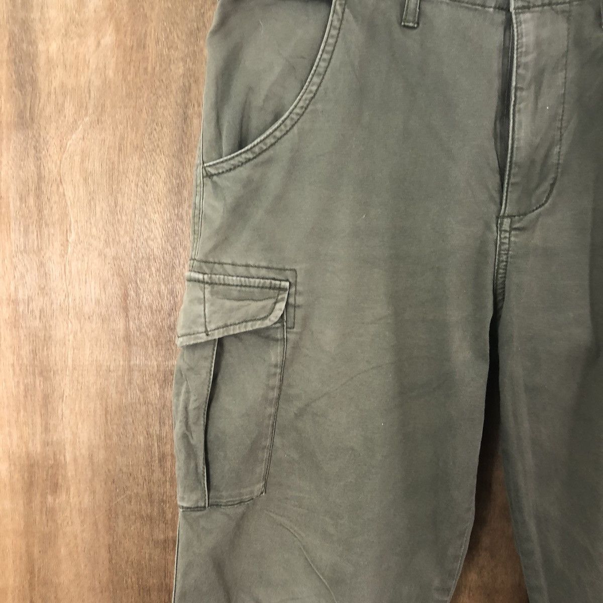 Edwin VINTAGE EDWIN FIELDMAN FADED GREEN CARGO # 016 Size US 32 / EU 48 - 6 Thumbnail