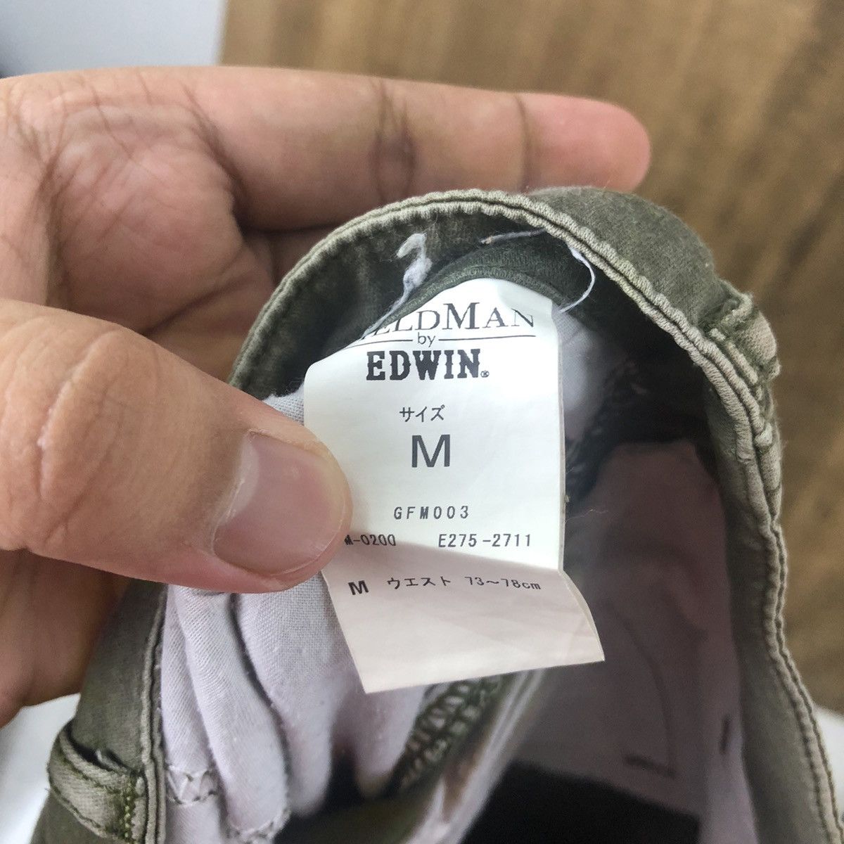Edwin VINTAGE EDWIN FIELDMAN FADED GREEN CARGO # 016 Size US 32 / EU 48 - 14 Thumbnail