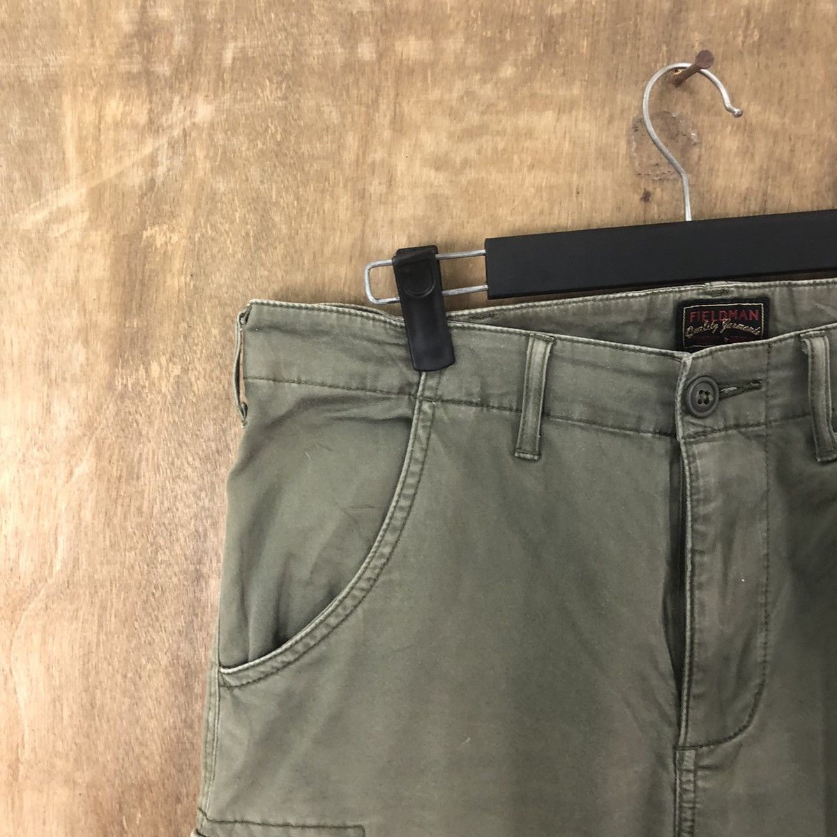 Edwin VINTAGE EDWIN FIELDMAN FADED GREEN CARGO # 016 Size US 32 / EU 48 - 4 Thumbnail