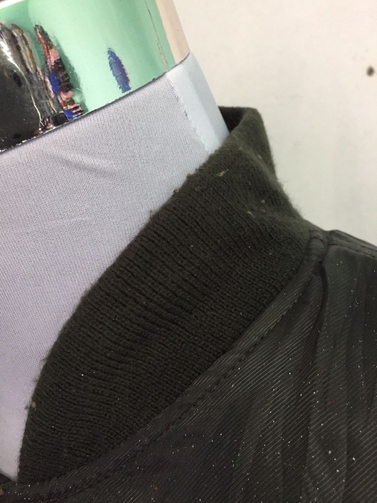 Japanese Brand Trashed Custom Over Painted Bomber Jacket Size US L / EU 52-54 / 3 - 15 Thumbnail
