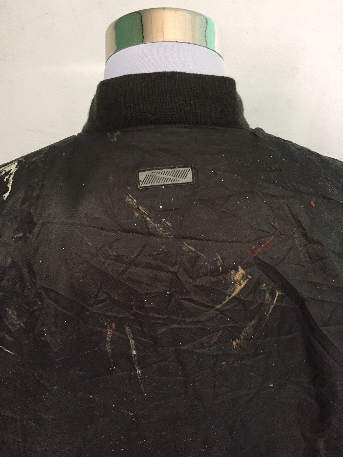 Japanese Brand Trashed Custom Over Painted Bomber Jacket Size US L / EU 52-54 / 3 - 18 Thumbnail