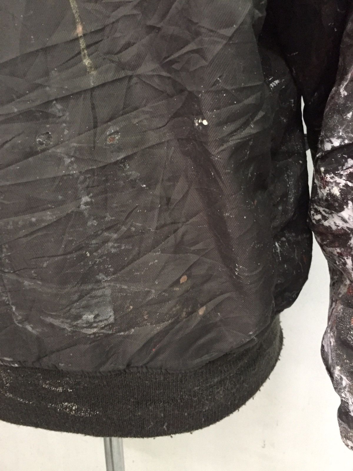 Japanese Brand Trashed Custom Over Painted Bomber Jacket Size US L / EU 52-54 / 3 - 17 Thumbnail