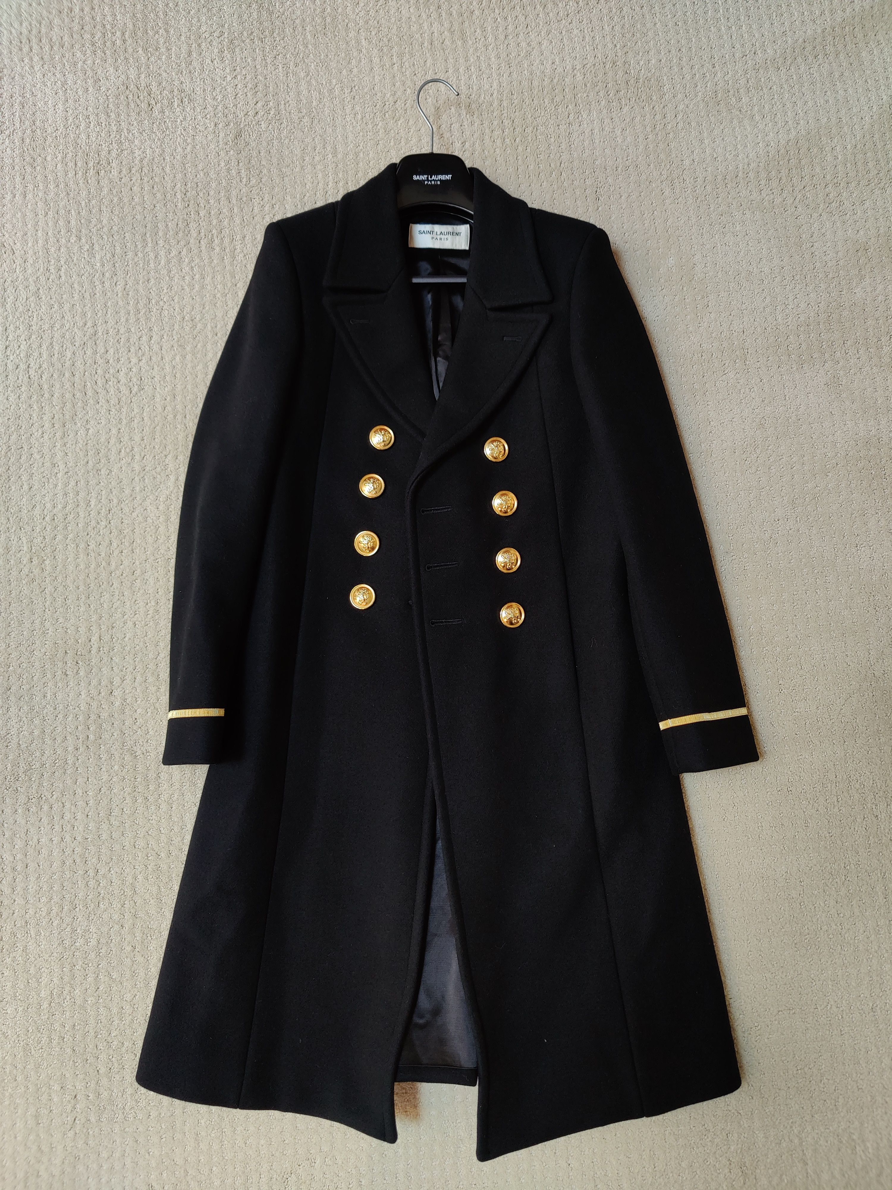 hidemoto様　SAINT LAURENT PARIS Pコート 46 楽天市場】saint laurent paris pコートの通販