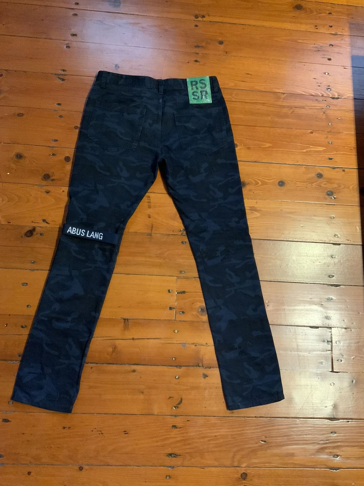 Raf Simons × Sterling Ruby RAF SIMONS/ STERLING RUBY FW14 ABUS LANG JEANS Size US 32 / EU 48 - 1 Thumbnail