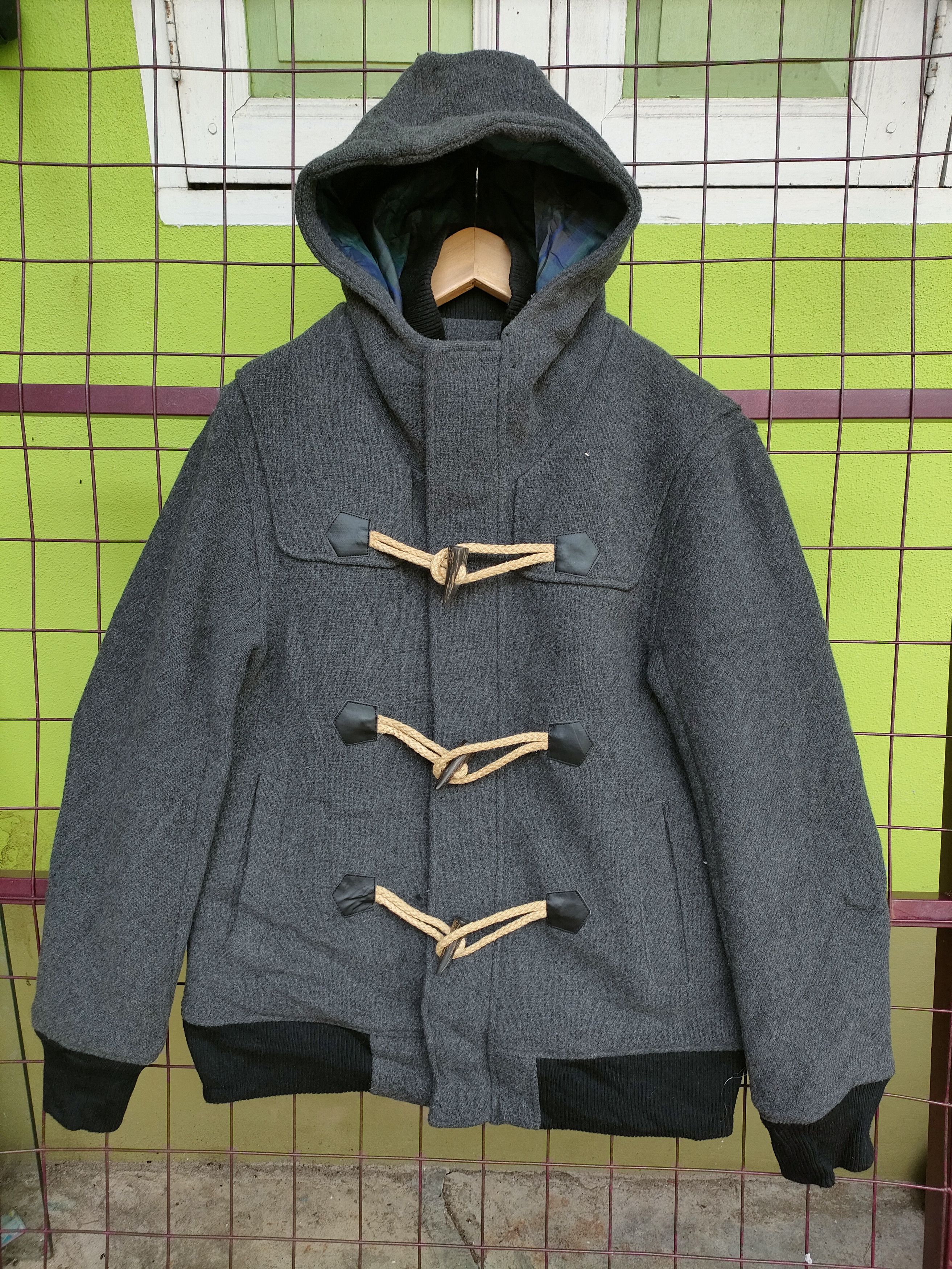 Japanese Brand O-pontes Duffle Jacket Size US L / EU 52-54 / 3 - 1 Thumbnail