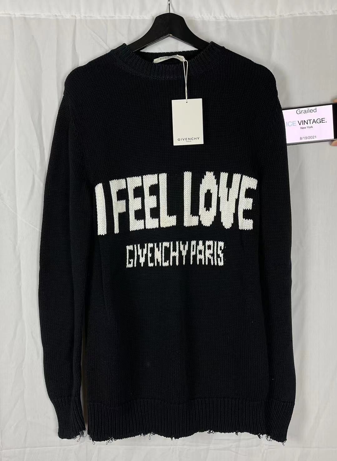 Givenchy Givenchy I feel love distressed sweater Size US XS / EU 42 / 0 - 8 Thumbnail