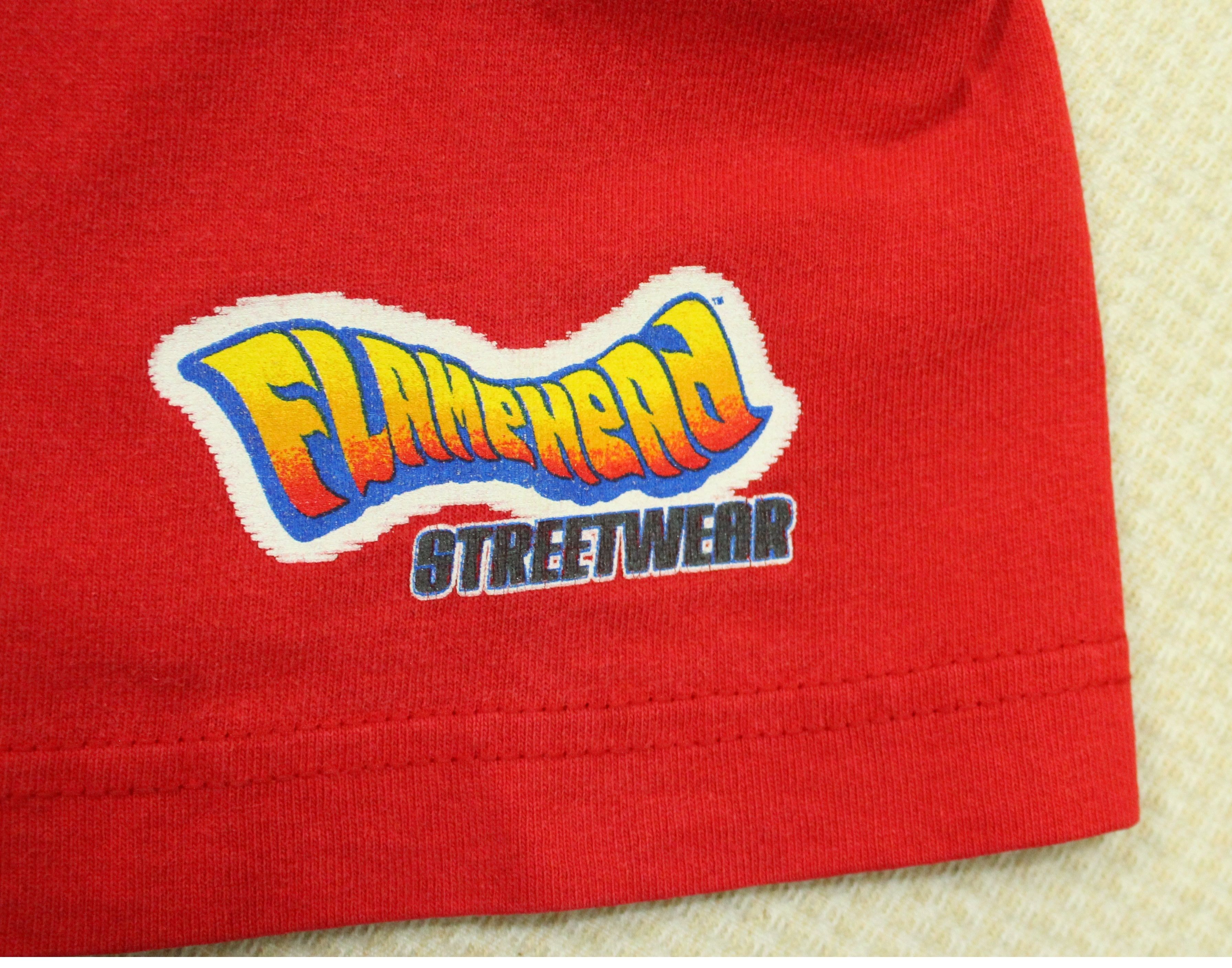 JNCO × Vintage Vintage JNCO T Shirt BMX Flamehead Size US L / EU 52-54 / 3 - 9 Thumbnail