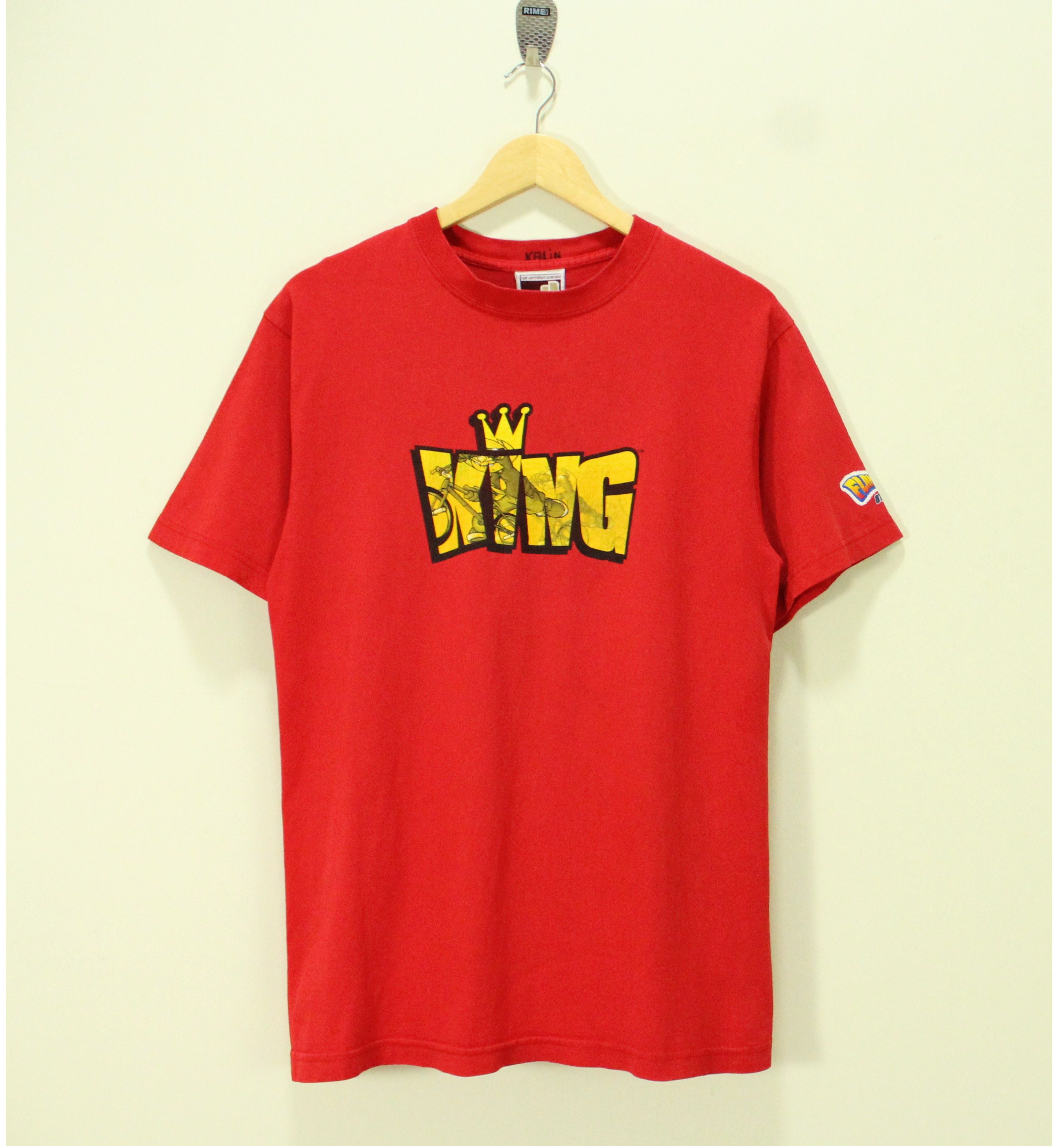 JNCO × Vintage Vintage JNCO T Shirt BMX Flamehead Size US L / EU 52-54 / 3 - 5 Thumbnail