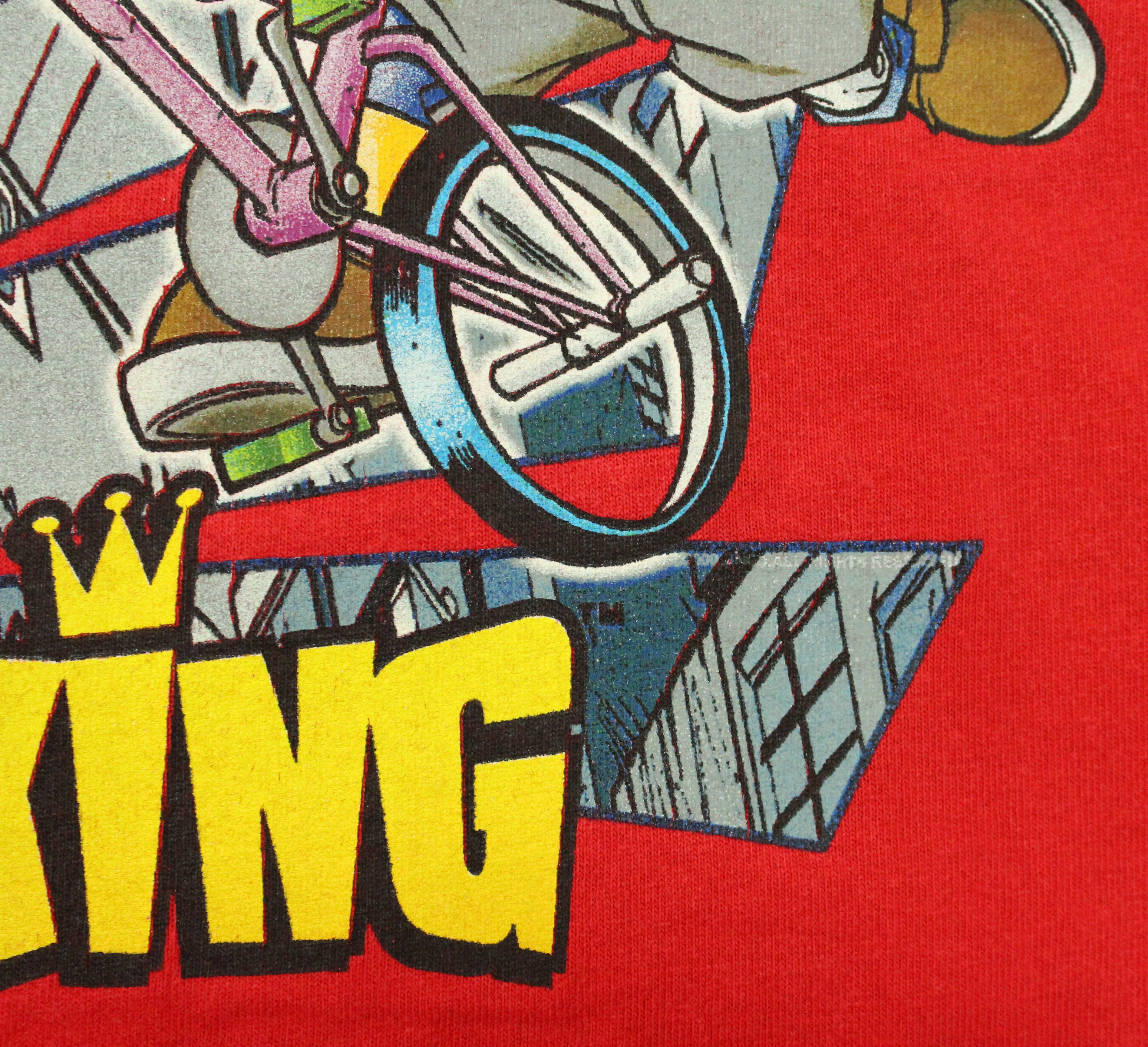 JNCO × Vintage Vintage JNCO T Shirt BMX Flamehead Size US L / EU 52-54 / 3 - 3 Thumbnail
