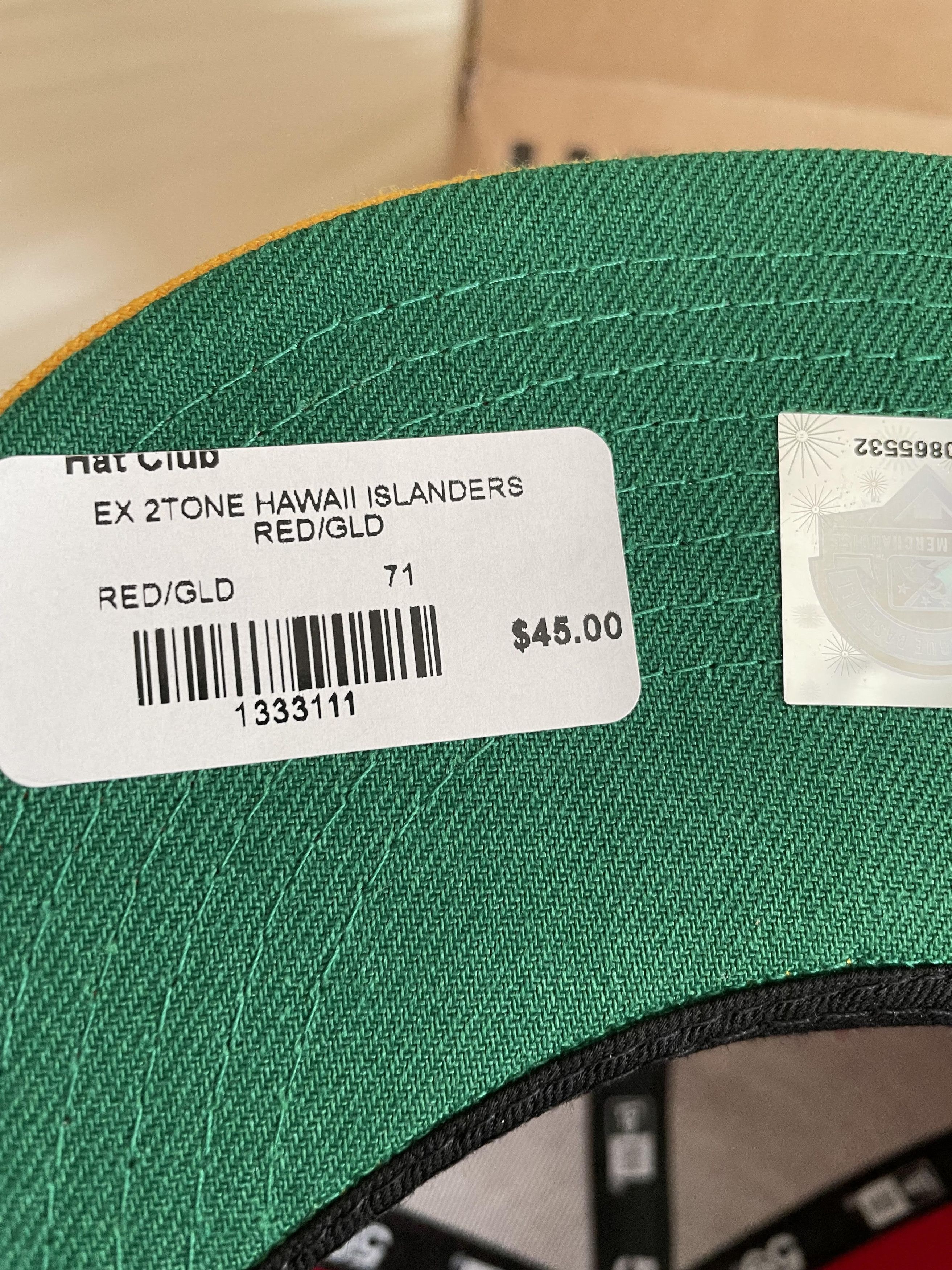 Hat Club New Era 59Fifty Hawaii Islanders Hat Size 7 1/8 Size ONE SIZE - 4 Thumbnail