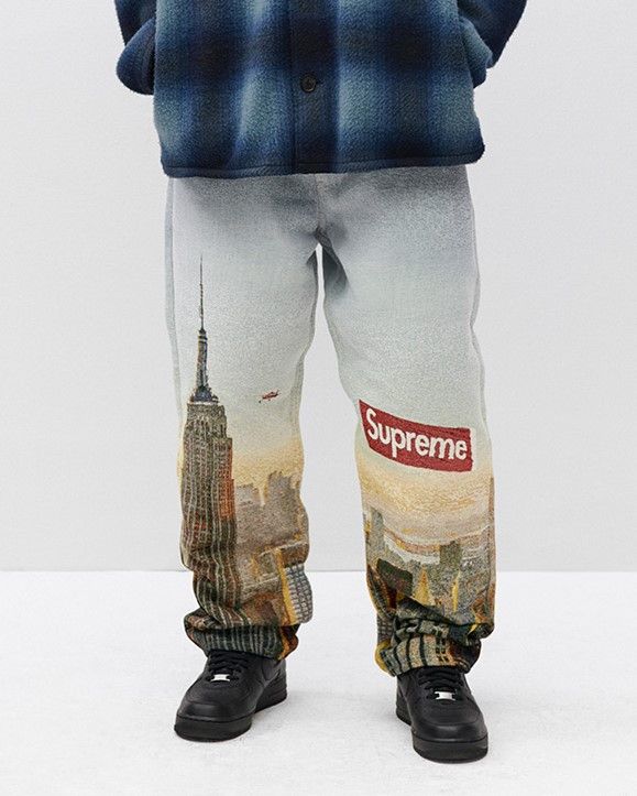 低価格の Supreme speedlb.com Aerial Jean Tapestry Regular Regular ...