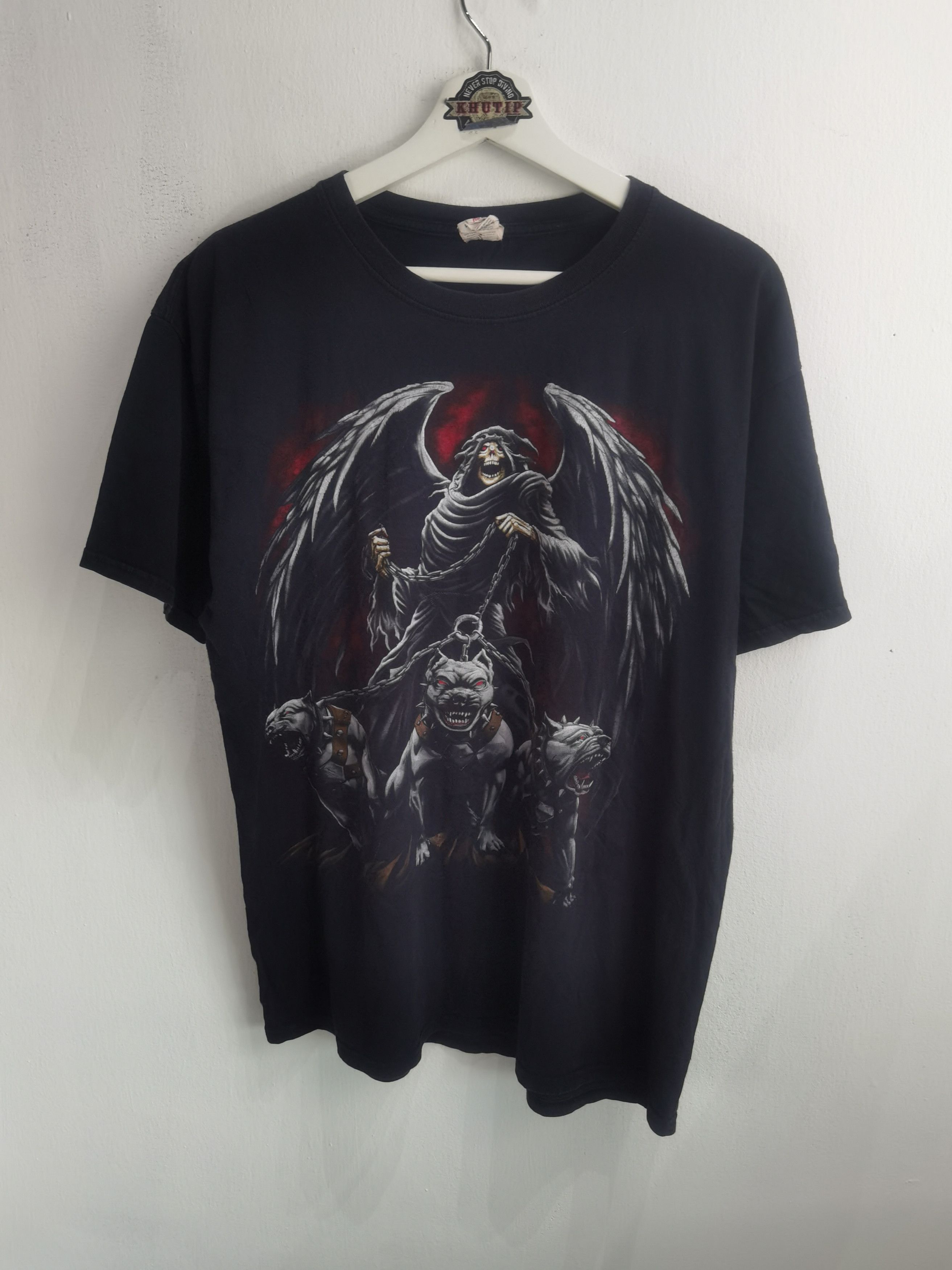 Fruit Of The Loom × Other × Vintage Vintage Grim Reaper Size US L / EU 52-54 / 3 - 1 Thumbnail