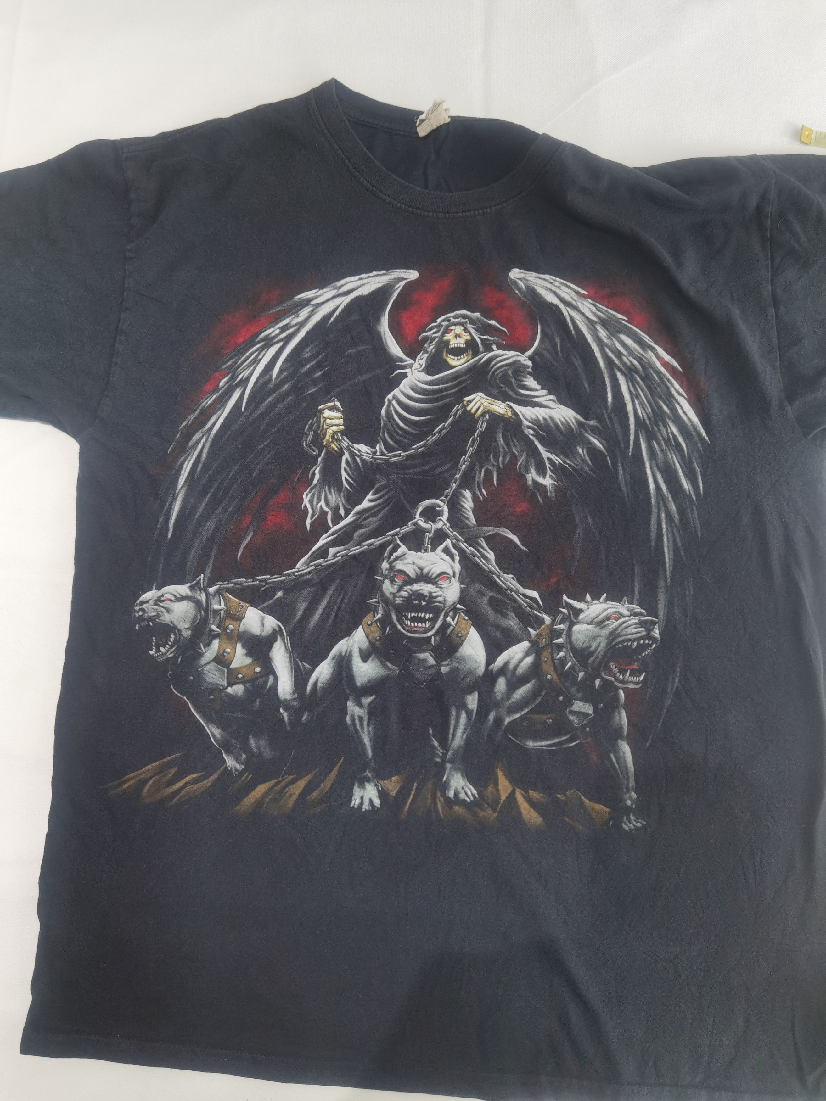 Fruit Of The Loom × Other × Vintage Vintage Grim Reaper Size US L / EU 52-54 / 3 - 3 Thumbnail