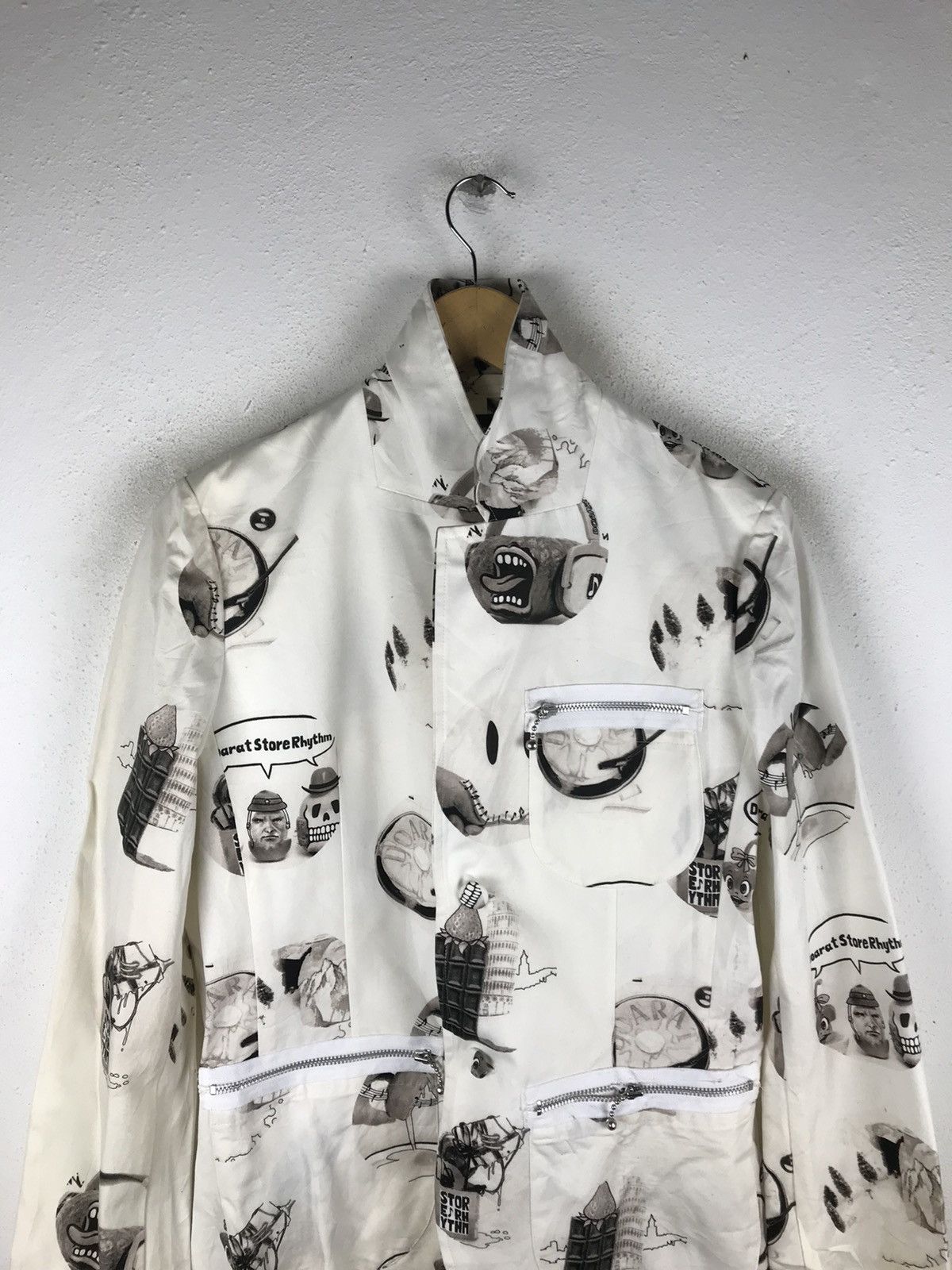 Designer × Japanese Brand Vintage DOARAT Graphic Print Jacket - Japanese Streetwear Size US S / EU 44-46 / 1 - 6 Thumbnail