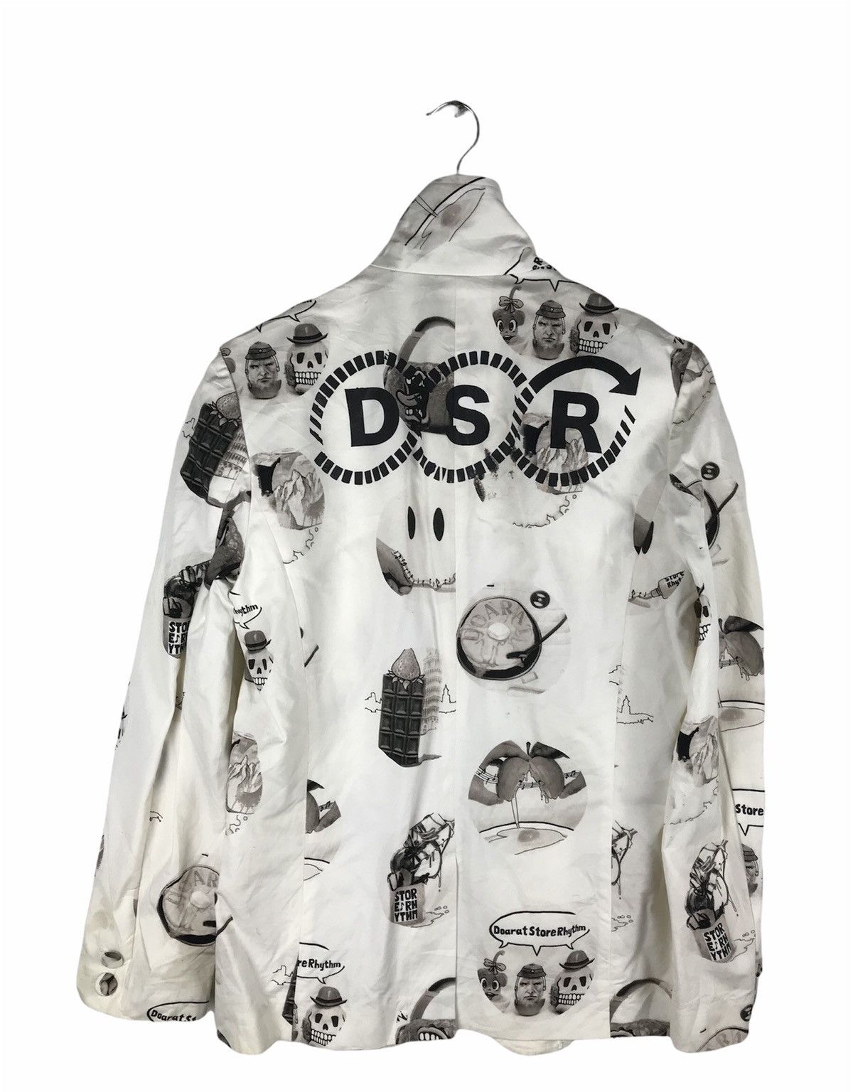 Designer × Japanese Brand Vintage DOARAT Graphic Print Jacket - Japanese Streetwear Size US S / EU 44-46 / 1 - 2 Thumbnail