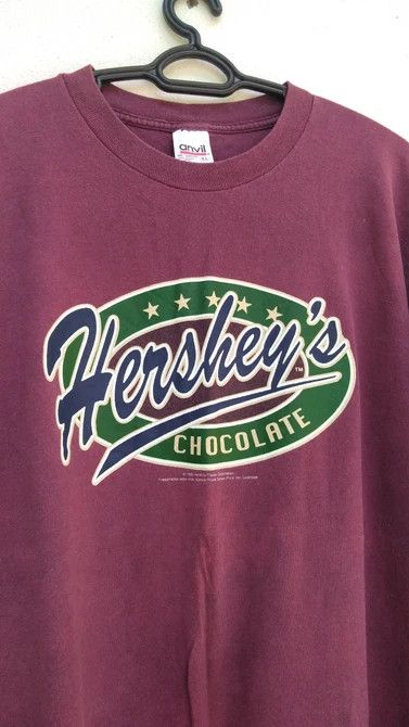 Rap Tees VINTAGE 90s HERSHEYS CHOCOLATE COMPANY Size US XL / EU 56 / 4 - 2 Thumbnail