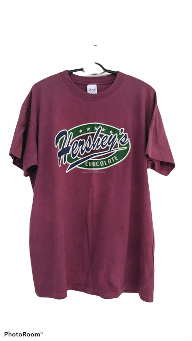 Rap Tees VINTAGE 90s HERSHEYS CHOCOLATE COMPANY Size US XL / EU 56 / 4 - 1 Thumbnail