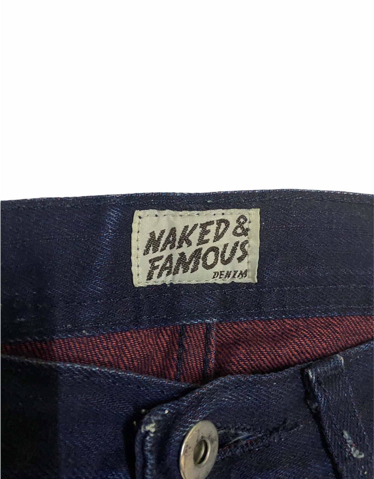 Naked & Famous Authentic🔥Naked & Famous*Weird Guy*Red Welt Selvedge Jeans Size US 33 - 8 Thumbnail
