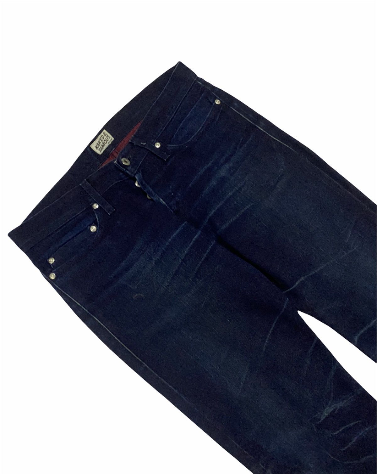 Naked & Famous Authentic🔥Naked & Famous*Weird Guy*Red Welt Selvedge Jeans Size US 33 - 1 Thumbnail