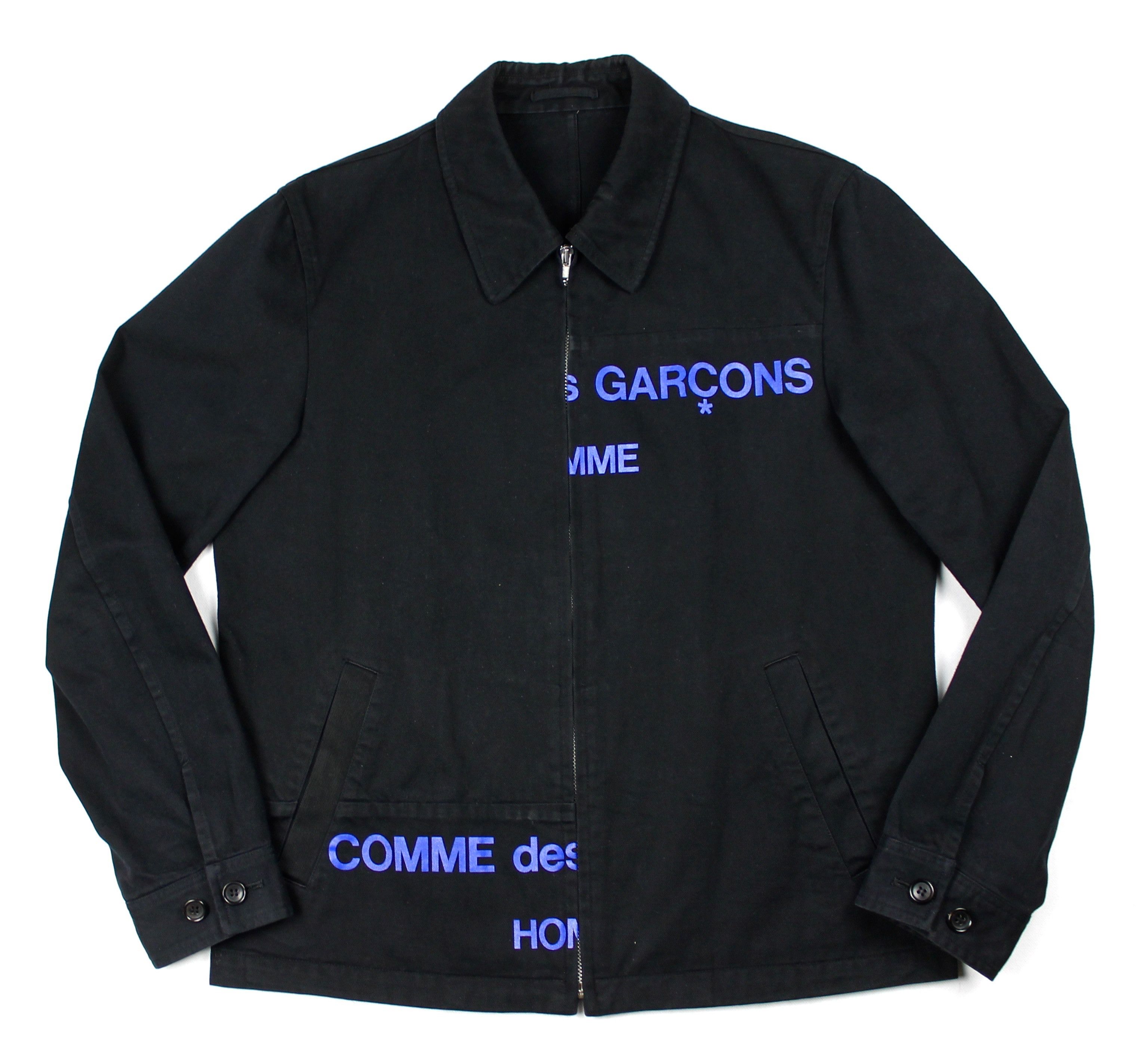 Cdg Split Logo Jacket | Grailed