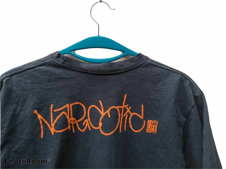 Narcotic GDC 💥VTG Y2K SUNFADED RAP TEES NARCOTIC MONSTER PARADISE Size US L / EU 52-54 / 3 - 4 Thumbnail