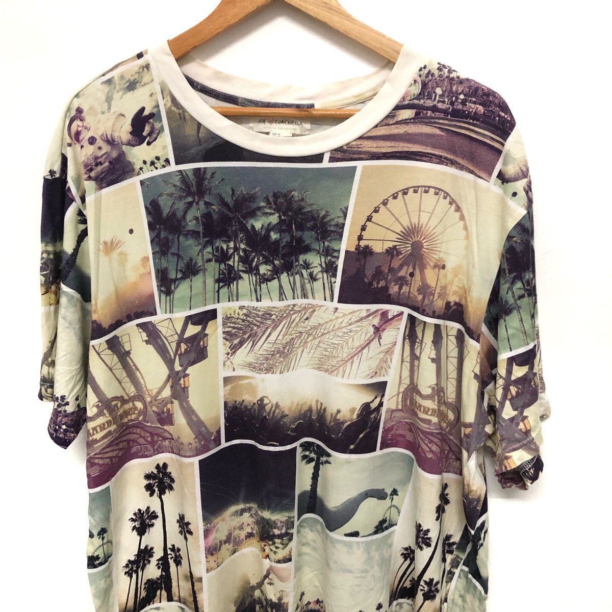 H&M x Coachella Surf Style T shirt