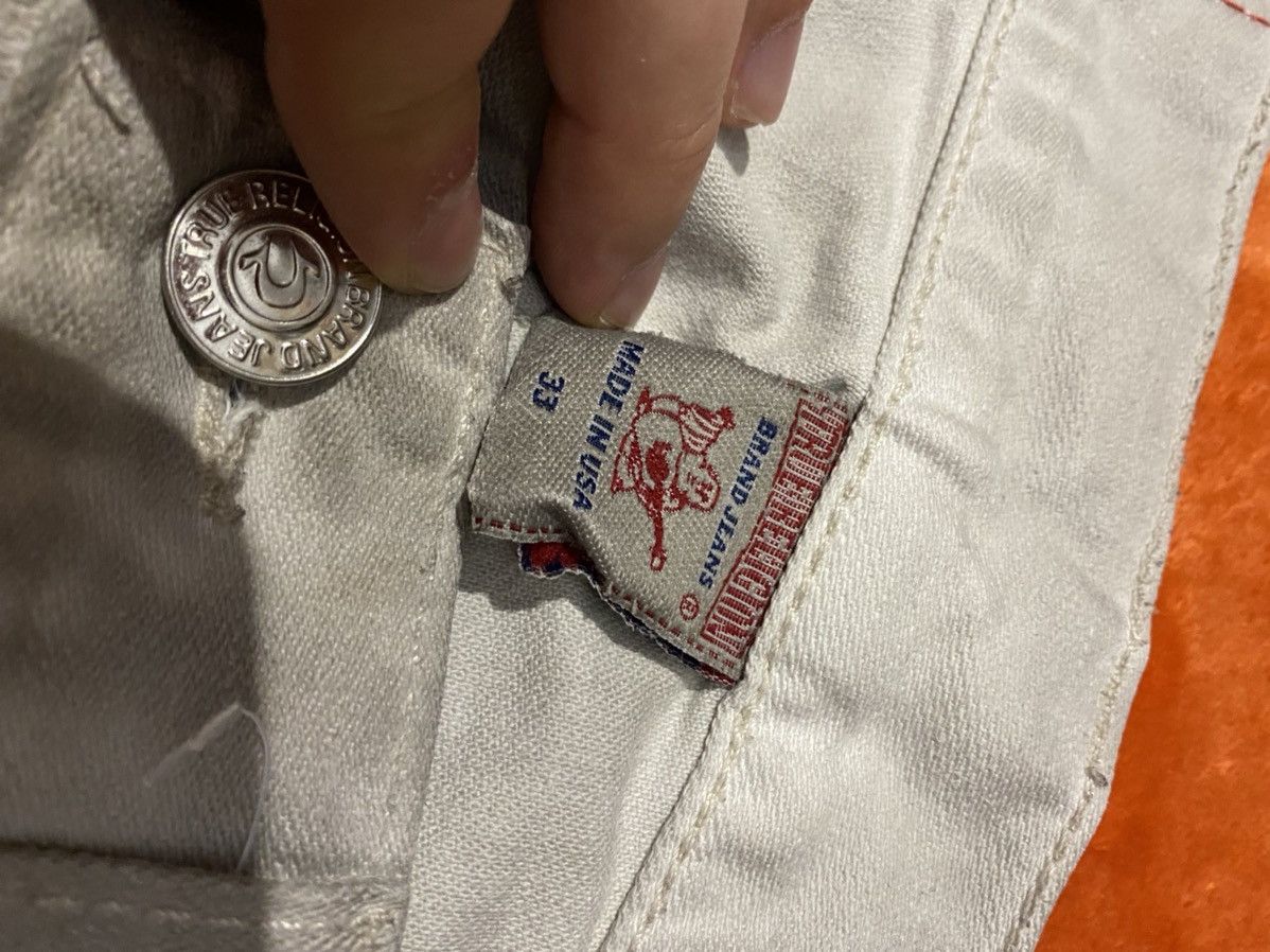 True Religion Dirty Beige True Religion Geno Jeans Size US 33 - 7 Thumbnail