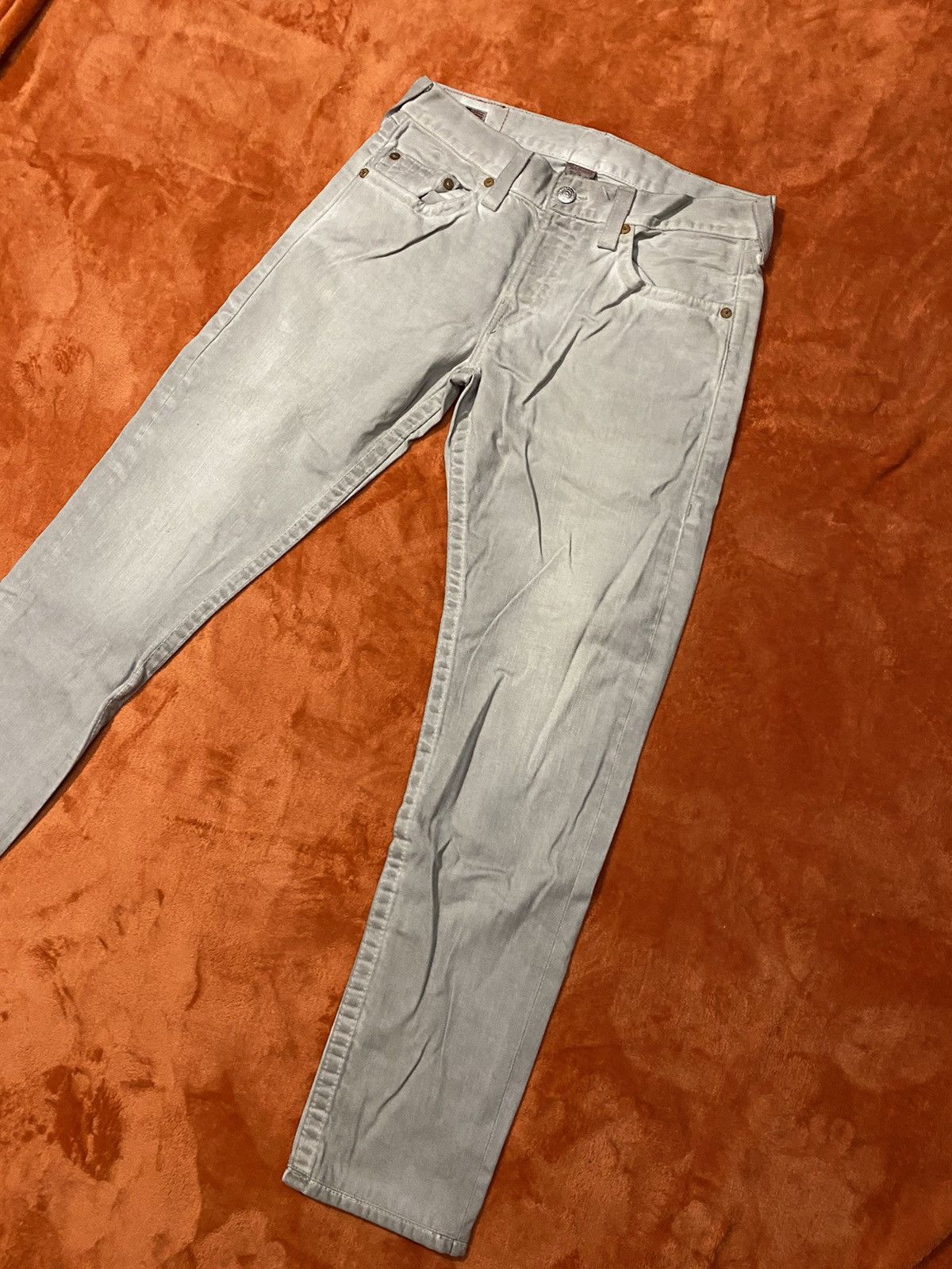 True Religion Dirty Beige True Religion Geno Jeans Size US 33 - 5 Thumbnail