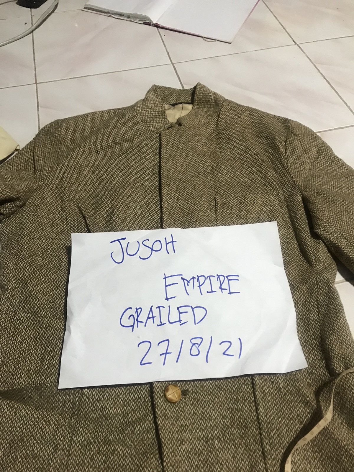 Levi's Vintage Levi’s Wildfire Sportswear Tweed Blazer 1980s Brown Size US M / EU 48-50 / 2 - 11 Thumbnail