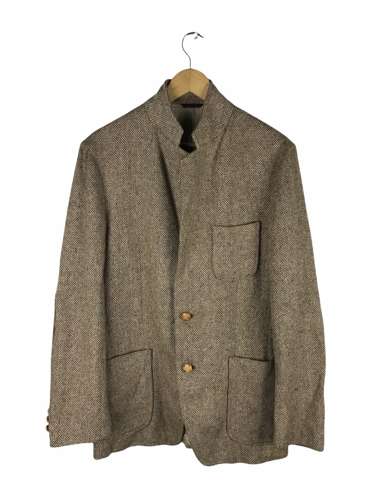 Levi's Vintage Levi’s Wildfire Sportswear Tweed Blazer 1980s Brown Size US M / EU 48-50 / 2 - 1 Thumbnail