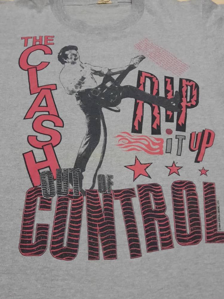 Band Tees × Vintage Vintage The Clash Music Punk Rock Band Tees Size US M / EU 48-50 / 2 - 5 Thumbnail