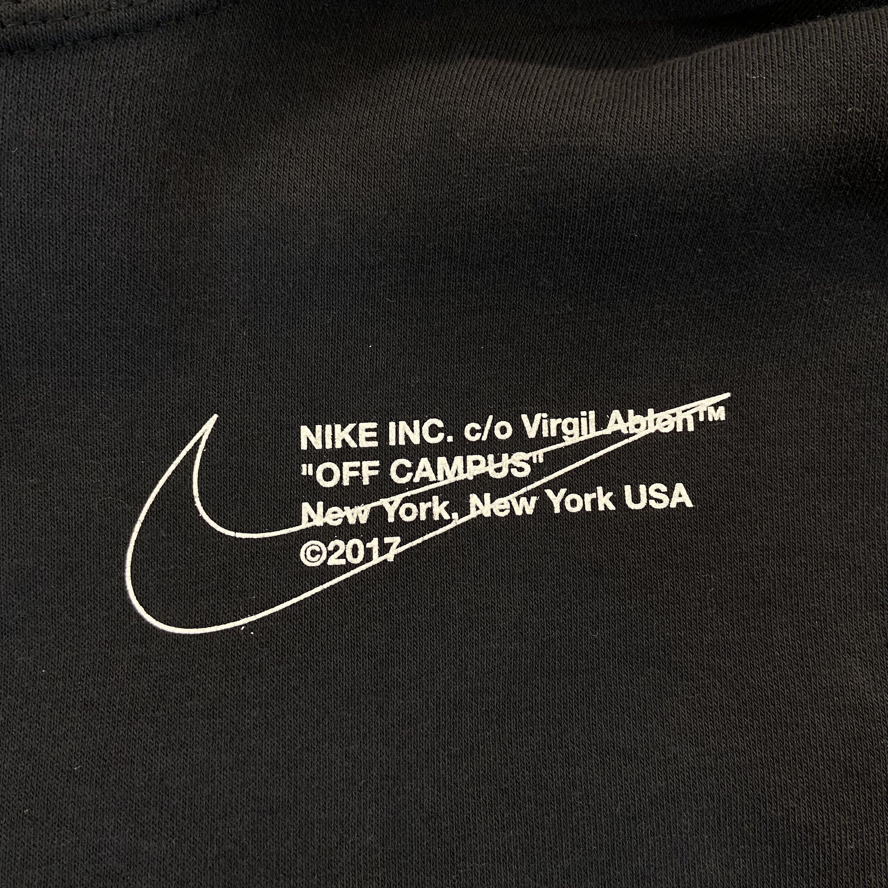 Nike off white off campus hoodie hotsell