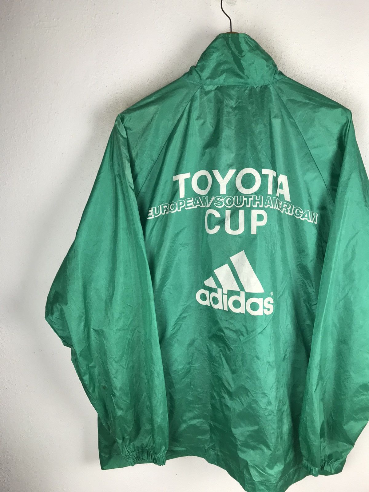 Vintage VINTAGE 90s ADIDAS TOYOTA CUP JACKET Size US L / EU 52-54 / 3 - 4 Thumbnail